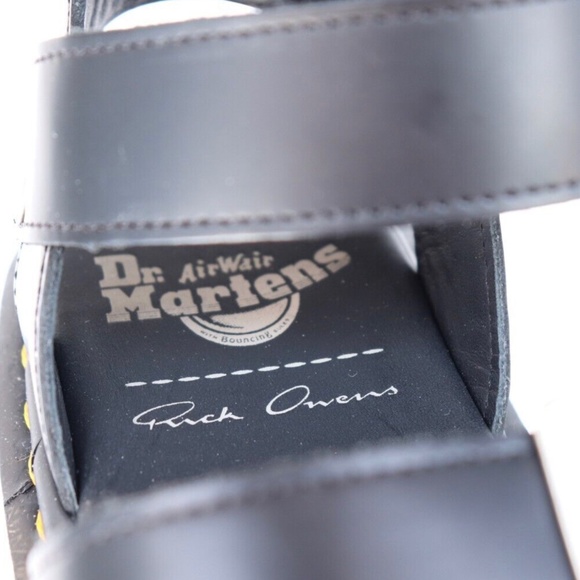 Rick Owens x Dr. Martens Leather Gryphon Gladiator Sandals Women's 8 Men… - Picture 6 of 14